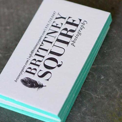 Letterpress Business Cards