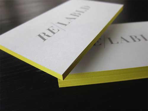 Letterpress Business Cards