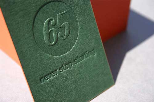 Letterpress Business Cards