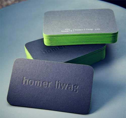 Letterpress Business Cards