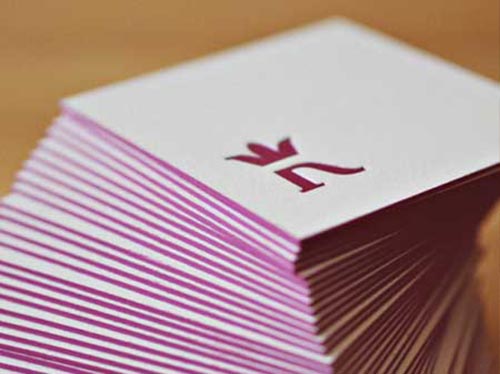 Letterpress Business Cards