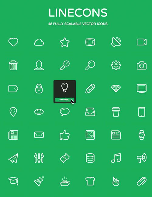 Linecons - Free Vector Icons Pack