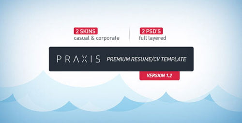 Praxis - Premium Resume/CV Template