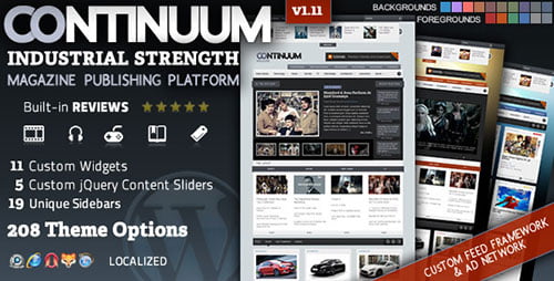 Continuum - Magazine WordPress Theme