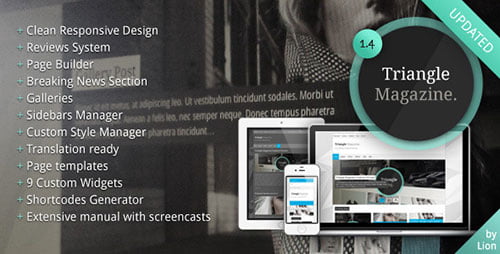 Triangle Magazine - WordPress Magazine Theme
