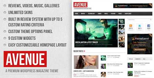 Avenue - A WordPress Magazine Theme