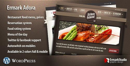 Wordpress Restaurant Theme