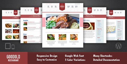 Wordpress Restaurant Theme