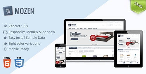 Mozen – Responsive Zencart Template