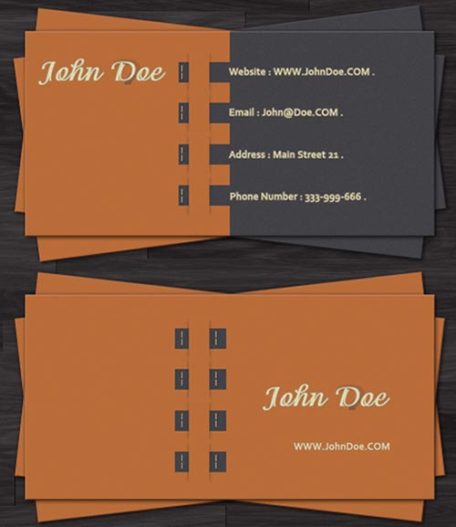 Free PSD Business Cards