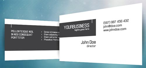 Free PSD Business Cards