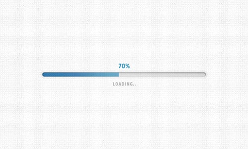 Free PSD Loading Bars