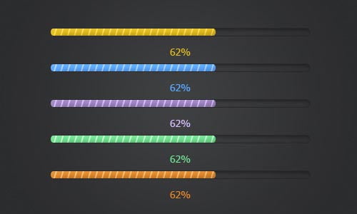 Free PSD Loading Bars