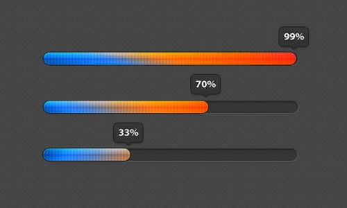 Free PSD Loading Bars