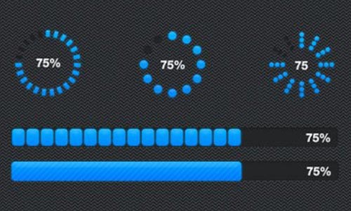 Free PSD Loading Bars