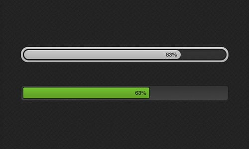 Free PSD Loading Bars