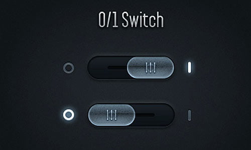 Free PSD Toggle Switches - DzineWatch