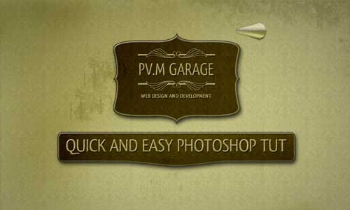 Retro and Vintage Photoshop Tutorials