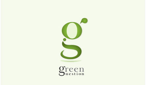 Green question logo
