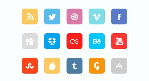 Free Minimal Social Icons Sets