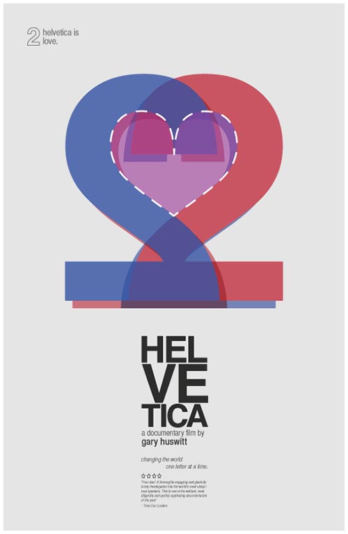 Beautiful Helvetica Poster