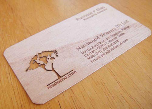 Laser Cut Business Cards