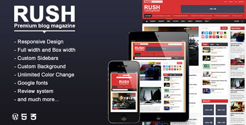 Rush -  WordPress Blog & Magazine Theme - Blog / Magazine WordPress