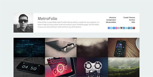 Portfolio Tumblr Themes