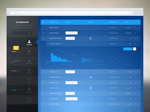 Dashboard UI Designs