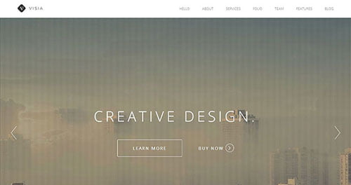 One Page WordPress Themes