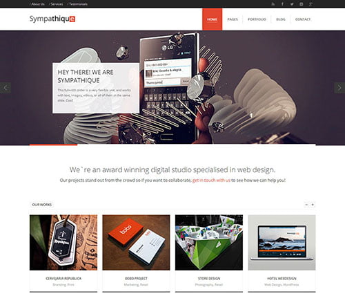 One Page WordPress Themes