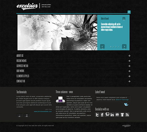 One Page WordPress Themes