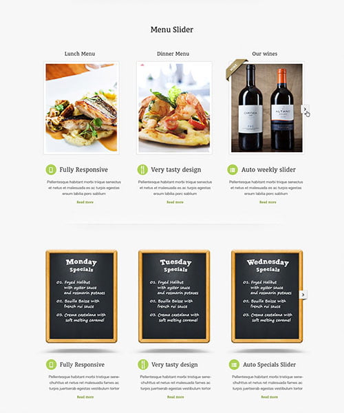 Cafe and Restaurant Templates