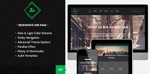 Parallax WordPress Themes