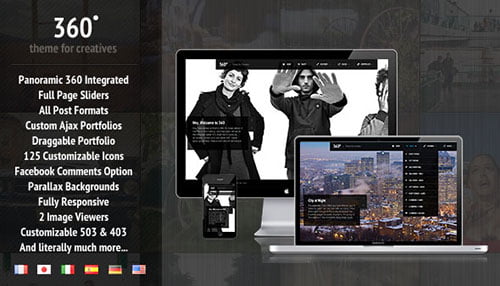 Parallax WordPress Themes