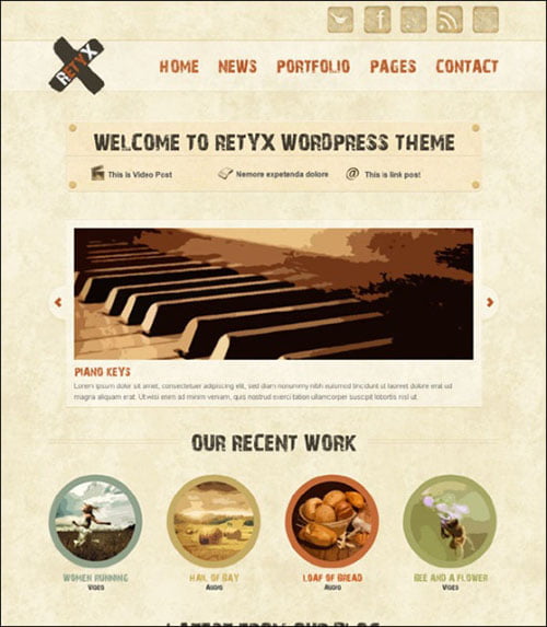 Retro WordPress Themes