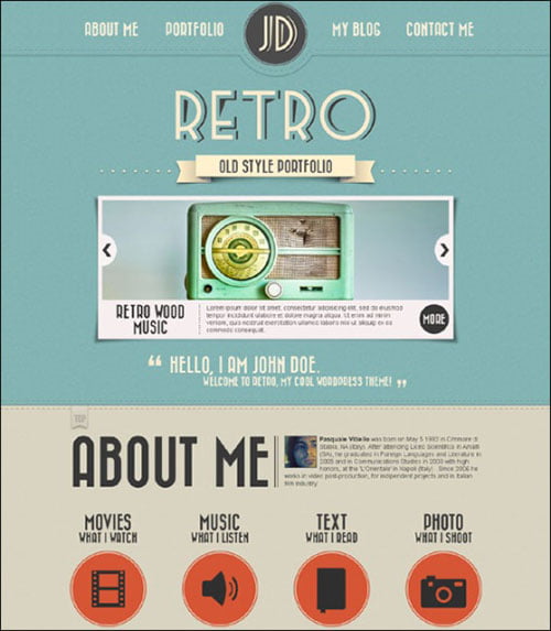 Retro WordPress Themes