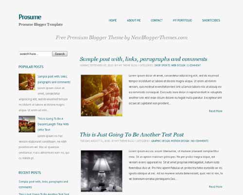 Free Blogger Templates