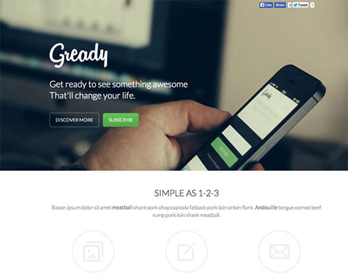 Premium Landing Page Themes