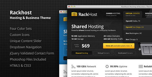 Web Hosting Templates