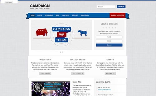 Political and Government Website Themes