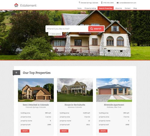 Real Estate Web Design