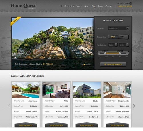 Real Estate Web Design