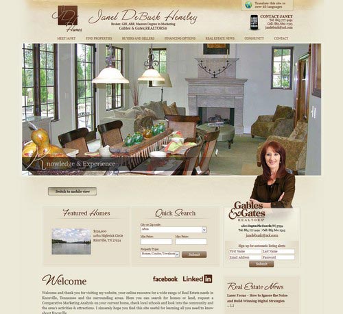 Real Estate Web Design