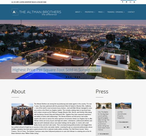 Real Estate Web Design