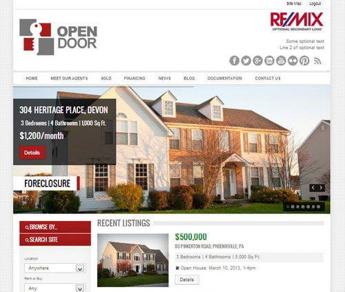 Real Estate Web Design