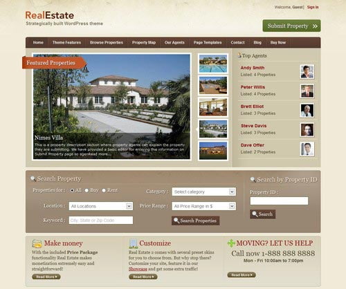Real Estate Web Design