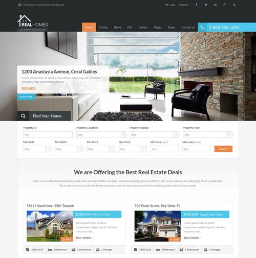 Real Estate Web Design