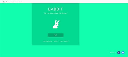 HTML5 Game Website Designs