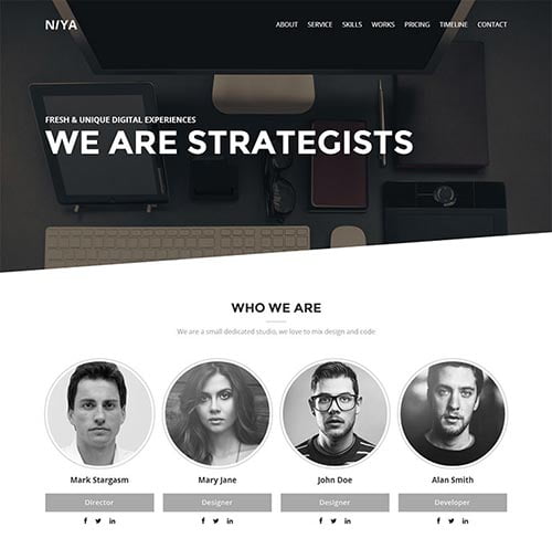 Portfolio HTM Templates